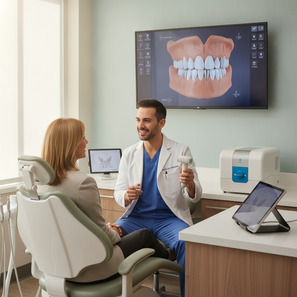 Dental implant consultation in a Lawrence NY dental office